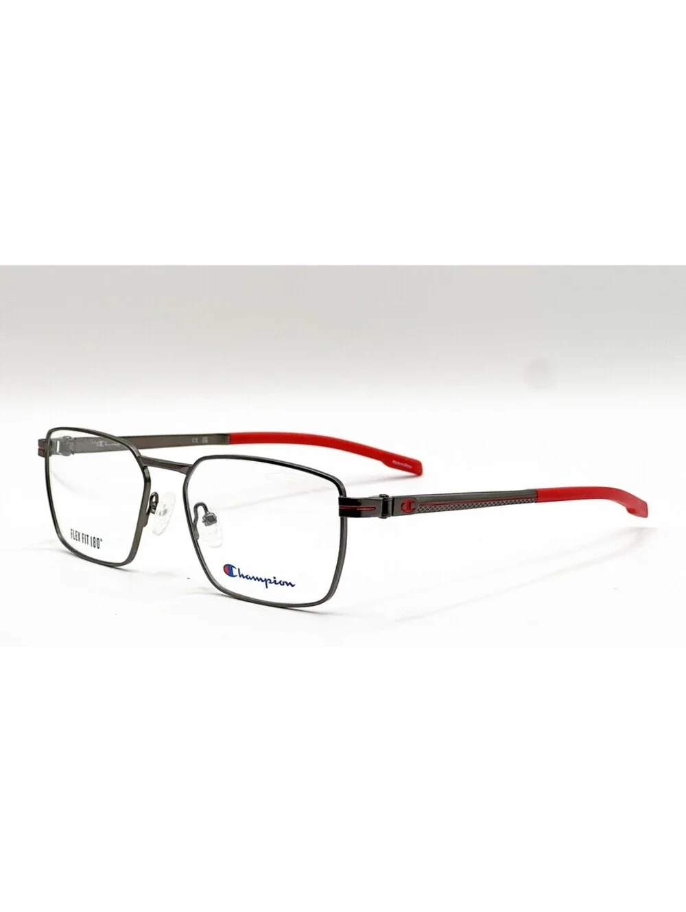 Champion Made C02 Matte Gunmetal Rectangle Authentic Eyeglass Frames 55-17-140